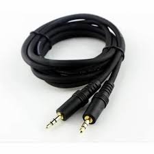 Black Amplifier Aux Cable