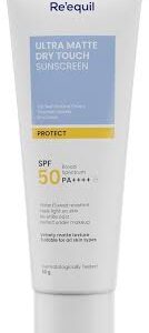 Re Equil Ultra Matte Dry Touch Spf 50 Pa Plus Plus Plus Plus Sunscreen Gel 50 Gm