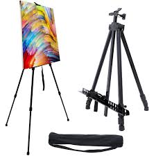 Eduway Portable Tripod Easel Adjustable Lightweight Holds Canvas Up To 32 5Ft