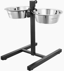 Adjustable Double Diner For Food And Water For Dog And Cat 2 X 1500 Ml