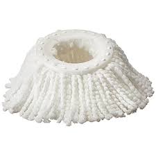 Gala Spin Mop Head Refill White Microfiber