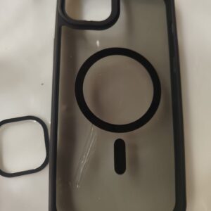 Black And Grey Colour Iphone 14 Plus 15 Plus Mobile Cover