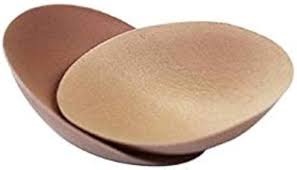 Women Cotton Bra Inserts Pad 1 Pair Beige