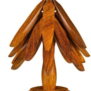 Wooden Trivets For Hot Dishes Tree Shape