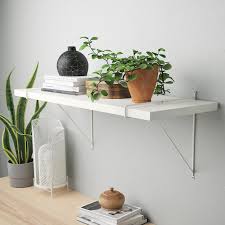 Wooden Floating Wall Shelf White