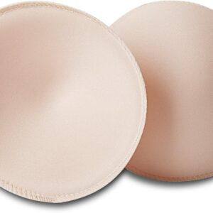 Women Cotton Bra Inserts Pad 1 Pair Beige
