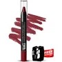 Glam 21 Long Lasting Matte Lipstick 3.6 G Shade 04 Light Maroon With Free Sharpener