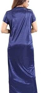 Diverse Hub Womens Satin Plain Solid Nightwear Size Xxl