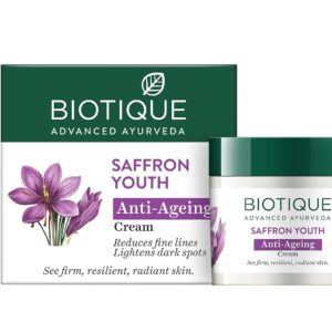 Biotique Advanced Ayurveda Saffron Youth Anti Ageing Cream 50G