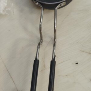 Iron Tadka Pan With Steel Handle For Kitchen
