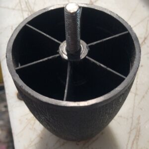 Plastic Furniture Leg Bush Black Set Of 4