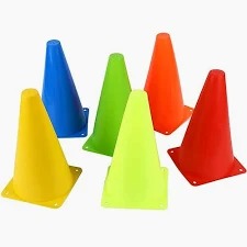 Multicolor Sports Training Cones Set Of 6