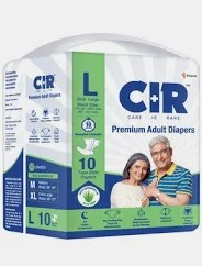 Cir Adult Diapers Size L 10 Pants