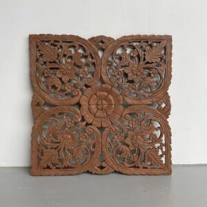Brown Wooden Designer Wall Art Panel