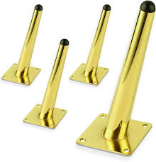 Golden Stainless Steel Sofa Legs Set Of 4
