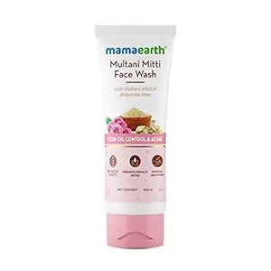 Mamaearth Multani Mitti Face Wash With Multani Mitti For Men And Women 100 Ml