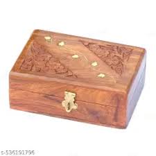 Handmade Sheesham Wooden Jewellery Box For Women