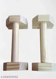 Wood Push Up Bar Calisthenics Equipment Solid Wood Parallettes Bars For Floor Use Perfect Pushup Bar