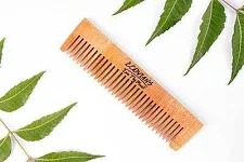 Cartking Neem Wooden Wood Comb For Women And Men Hair Growth