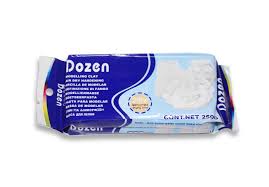Arcilla Dozen Blanca Clay 250Gr Pack Of 2
