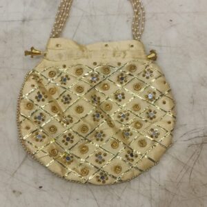 Women Hand Bag Golden Colour