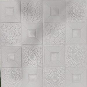 Home Delight Blue Modern Vinyl Wallpaper 2X2 Feet