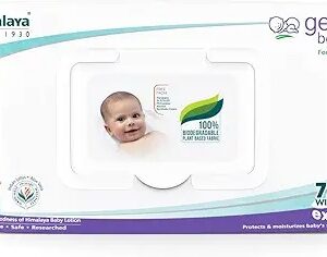Himalaya Gentle Baby Wipes 72 Wipes White