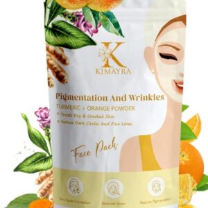 Kimayra Pigmentation And Wrinkles Turmeric Plus Orange Powder Face Pack 75Gm