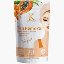 Kimayra Tan Removal Orange Plus Papaya Powder Face Pack 75Gm