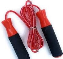 Red And Black Skipping Rope Adjustable Skipping Rope For Men And Women