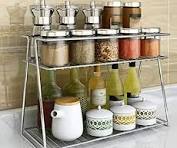 Stainless Steel 2 Tier Kitchen Rack
