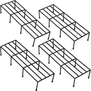 Metal Black Color Pot Stand Set Of 4