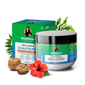 Grandmaa Secret Scalp Scrub With Curry Leaves And Seaweed 200Gm