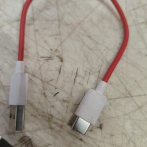 Red And White Mini C Type Data Cable
