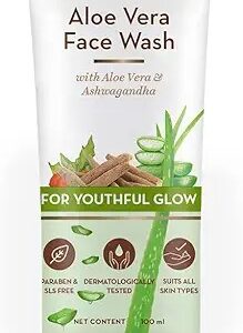 Mamaearth Aloe Vera Face Wash With Aloe Vera And Ashwagandha For A Youthful Glow 100 Ml