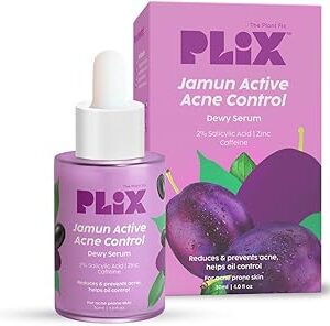 The Plant Fix Plix 2 Percent Salicylic Acid Jamun Active Acne Control Dewy Serum 30 Ml