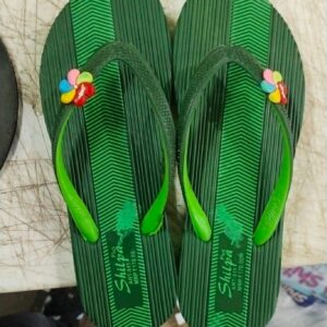 Shilpa Women Green Printed Colour Daily Use Sleeper Size 7