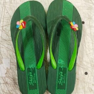 Shilpa Women Dark Green Printed Colour Daily Use Sleeper Size 7