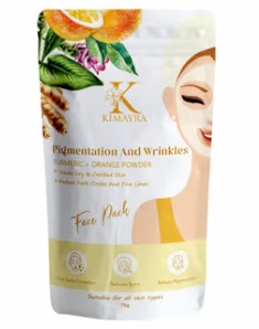 Kimayra Turmeric Plus Orange Face Pack Powder 75Gm