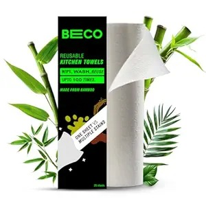 Beco Reusable Kitchen Towel Roll 2000 Times Washable 20 Sheet