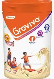 Groviva Wholesome Child Nutrition For Growth And Development Jar Vanilla Flavour 400G