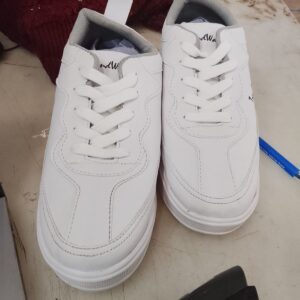 Baogi Men White Shoes Size 7