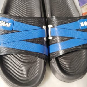 Black Color Blue Color Slippers For Men Size 8