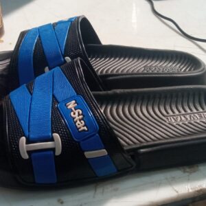 New Star Men Black With Red Slides Size 6