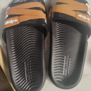Black And Tan Flip Flops For Men Size 8
