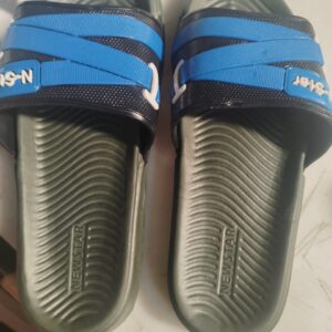 Olive And Blue Colour Flip Flops For Men Size 8