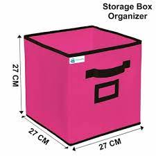 Pink And Black Clothes Storage Basket Rack