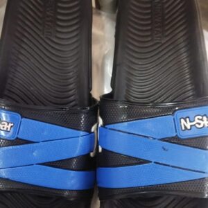 Black And Blue Color Men Slipper Size 9