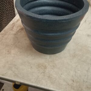 Yuccabe Italia Fox B 12 Inch Pots For Plants Highly Durable Polymers Lightweight Plant Pots Flower Pot Gamla Gray Color