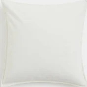 Linenblend Cushion Cover White Color Size 50X50 Cm